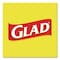 Glad 13 gal Trash Bags, 24 in x 27.38 in, Extra Heavy-Duty, .60 Mil, White 78899BX - alternate 11