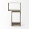 Homeroots Set of Two Brown Solid and Manufactured Wood Two Tier Floating Bookcase, 2PK 392231 - alternate 8