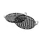 Homeroots Set of Two Black Round Metal Indoor Outdoor Tray With Handles 376053 - alternate 6