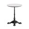 Flash Furniture 24" Round White Faux Marble Table, 22.75x22.75 Black Bistro Base, Seamless Surface Technology ST-RD24-WHMAR-SDAT2222-GG - alternate 6