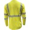 Reflective Apparel ANSI Type R Class 3 Dual-Certified AR/FR Long Sleeve T-Shirt, 16 cal/cm2 205FRGS-LM-2X - alternate 2