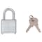 Prosource Padlock, Standard Shackle, 3/16 in Dia Shackle, Steel Shackle, Steel Body, Laminated/Nickel HD00010 - alternate 1