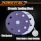 Powertec 5in 9 Holes Hook & Loop Assorted Sanding Disc, Zirconia, 80/120/220 Grit & Abrasive Cleaning Stick 45901ZN - alternate 5