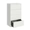 Hirsh 30 in W 4 Drawer Lateral File Cabinet, White, A4/Legal/Letter 23698 - alternate 3