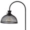 Homeroots 61" Black Adjustable Traditional Shaped Floor Lamp With Bronze Dome Shade 526313 - alternate 4