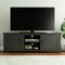 Homeroots 70" Black Wood Enclosed and Open Storage TV Stand 632585 - alternate 1