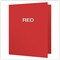 Oxford Twin Pocket Folders with Fasteners, Letter Size, Red, 25PK 57711 - alternate 6