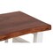 Amerihome Acacia Live Edge 46 inch Bench - White AWLEB46W - alternate 4