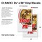Signmission Frito Pie, Vinyl Decals Only 24 Inch x 36 Inch, Vinyl Decal, 2PK DSB-2436-2PACK-Frito Pie - alternate 2