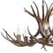 Jonathan Y Eldora 30" 5-Light Rustic Farmhouse Adjustable Resin Antler LED Chandelier, Brown JYL6300A - alternate 10