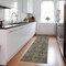 Homeroots 8' Runner Dark Moss Green and Gray Oriental Washable Non Skid Indoor Outdoor Runner Rug 563800 - alternate 5