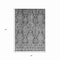 Homeroots 3' X 5' Gray And Pewter Damask Washable Indoor Outdoor Area Rug 616526 - alternate 7