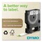Dymo Label Tape, 3/8, Black/Clear 40910 - alternate 11
