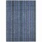 Homeroots 8' X 10' Blue Gray And Sky Blue Striped Washable Indoor Outdoor Area Rug 616367 - alternate 5