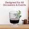 Smarty Had A Party 8 oz. Clear Plastic Pedestal Wine Glasses (240 Glasses), 240PK 6956-CASE - alternate 9