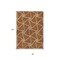 Homeroots 8' X 10' Orange And Ivory Geometric Washable Indoor Outdoor Area Rug 612896 - alternate 5