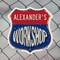 Signmission Alexander's Workshop, 6 Inch X 6 Inch, Plastic Sign SHI-P-6-489-ALEXANDER - alternate 4