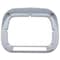 Ilc PETERBILT 357 SFA YEAR 1990 CHROME PLATED HEADLIGHT BEZEL 6X8IN W/ LED CUTOUT FOR 5X7IN HEADLIGHTS 357 SFA YR1990 CHRM HDLT BZL 6X8IN W/LED C/O 5X7IN - alternate 2