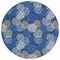 Homeroots 8' Navy Blue Brown And Ivory Round Polka Dot Washable Indoor Outdoor Area Rug 594264 - alternate 7