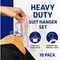 Lifemaster Wooden Hangers, Swivel Hook, Non-Slip, Pants Bar, Holds 10 lbs, Natural, 10PK LMHNWD10 - alternate 7