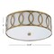 Jonathan Y Aria 2-Light 12.25" Metal LED Flush Mount, Brass Gold JYL3502A - alternate 4