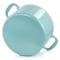 Martha Stewart Enameled Cast Iron 7 Quart Dutch Oven with Lid in Turquoise 130030.02 - alternate 5