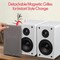 Pyle 5.25 in Bookshelf Speakers, Pair of Wired Bookshelf Speakers with Wall Mount Brackets, 2-Way HiFi PHQBS53WH - alternate 3