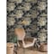 York Wallcoverings Pagoda And Sampan Scenic Black Wallpaper RT7902 - alternate 7