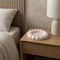 Homeroots 5in Pale Pink Resin Handmade Round Trinket Tray 724180 - alternate 4