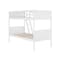 Flash Furniture Dallas Bunk Bed Twin Over Twin, Convertible Slatted Solid Wood Bunk Bed Frame w/Ladder, White MG-0900-31-TTB-WH-GG - alternate 8