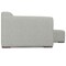 Homeroots 122" Gray Fabric Modular Sofa With Brown Legs 641009 - alternate 5