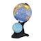 Homeroots 18" Blue Black And Navy Polyresin Dual Globe 468308 - alternate 5