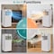 Serenelife 8,000 BTU Portable Air Conditioner and Heater, Small AC with Dehumidifier and Fan, Wifi Function SLPACHT85W - alternate 4