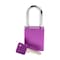 Brady Velocity Lockout Padlocks Aluminum 1.5in Shackle Clearance KD Purple SDAL-PRP-38ST-KD - alternate 1
