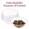 Smarty Had A Party 32 oz Solid Clear Organic Round Disposable Plastic Bowls 60 Bowls, 60PK 9332CL-CASE - alternate 6
