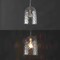 Jonathan Y Matilda 10" 1-Light Industrial Designer Iron/Dimple Glass Dome LED Pendant, Nickel/Clear JYL7595A - alternate 5
