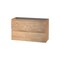 Homeroots 32" Oak Wood Freestanding Bathroom Vanity With White Sink And Two Drawers 627468 - alternate 4