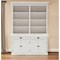 Homeroots 87" White Solid Wood Side Board with Hutch 397119 - alternate 5