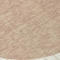 Homeroots 8' Ivory And Brown Round Striped Washable Indoor Outdoor Area Rug 597171 - alternate 8