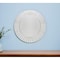 Homeroots 24" Clear Round Beveled Glass Framed Accent Mirror 485074 - alternate 6
