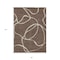 Homeroots 8' X 10' Brown And Beige Abstract Washable Indoor Outdoor Area Rug 597466 - alternate 7
