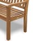 Homeroots 60in Teak Solid Wood Garden Bench 476412 - alternate 5