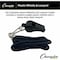 Champion Sports Plastic WhistleBulk Lanyard Pack, Black, 12PK CSIBP601 - alternate 2