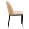 Leisuremod 70.9 in W, 29.5 in L, Manufactured Wood/Steel/Velvet, Natural Wood/Brown TT70-CNW18-BR - alternate 6