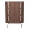 Homeroots 57" Natural and Brown Wood Three Tier Bookcase 517721 - alternate 5