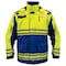 Game Workwear 3 in 1 Hi-Vis Parka Jacket, 100% Polyester PU Coated Fabric, Lime/Royal, L 3555 - alternate 3