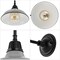 Jonathan Y Aurora 12.25" 1-Light Farmhouse Industrial Indoor/Outdoor Iron LED Gooseneck Arm Outdoor Sconce, Gray JYL7613D - alternate 7