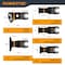 Powertec Oscillating Tool Blade 5pc Set - Bi-Metal & Carbide Multitool Blades for Cutting Wood 14500 - alternate 5