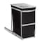 Simplehuman 30 L Rectangular Pull-Out Can, Black, Plastic, 9.8 in CW1124 - alternate 1
