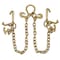 Mytee Products 5/16 in G70 V-Chain Bridle w/ RTJ Cluster Hooks 6 ft Leg 4700 # WLL Wrecker, 2PK CH5166V-RTJ-GHx2 - alternate 7